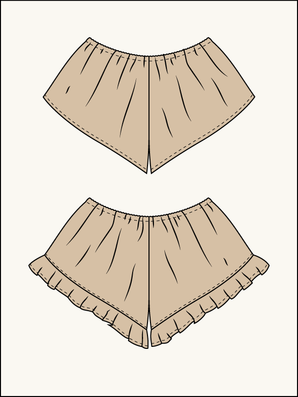 Isabella Cheeky PJ Shorts
