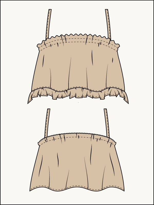 Bonnie Gathered Cami Top